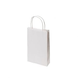 Baby White Paper Carry Bags