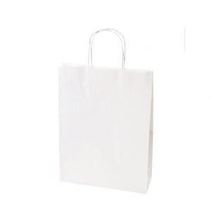 Midi White Paper Carry Bags