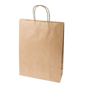 Medium Kraft Paper Carry Bags