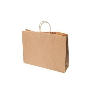 Small Boutique Kraft Paper Carry Bags