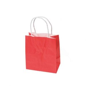 Toddler Radiant Red Paper Carry Bags