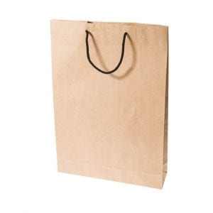 Medium Kraft Rope Handle Paper Carry Bag