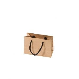 Mini Boutique Kraft Rope Handle Paper Carry Bag