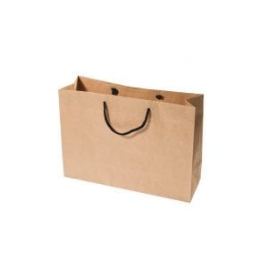 Small Boutique Kraft Rope Handle Paper Carry Bag