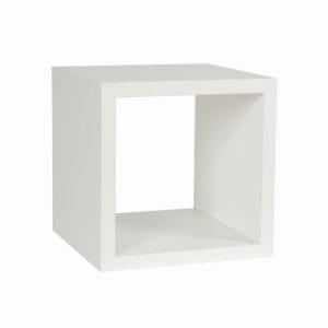 Medium Square White Display Cube