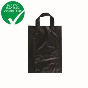 Small Black Flexi Loop Carry Bag