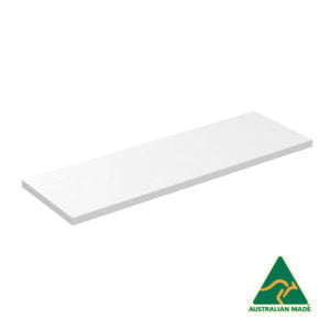 290x900mm White UniSlot Timber Shelf