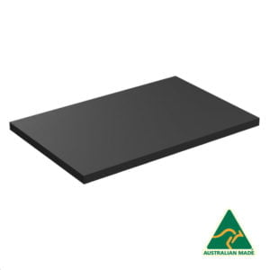 390x600mm Black UniSlot Timber Shelf