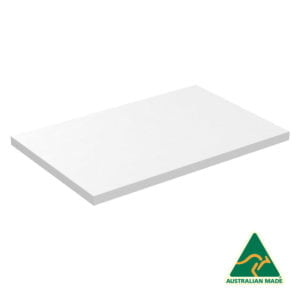 390x600mm White UniSlot Timber Shelf