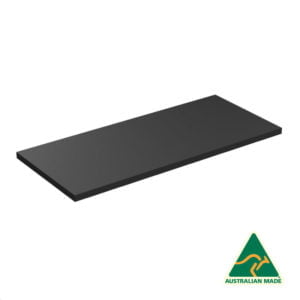 390x900mm Black UniSlot Timber Shelf