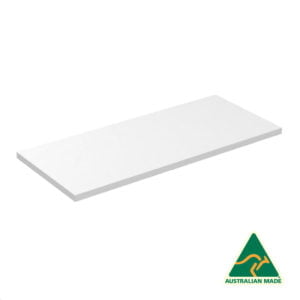 390x900mm White UniSlot Timber Shelf
