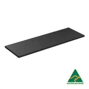 390x1200mm Black UniSlot Timber Shelf