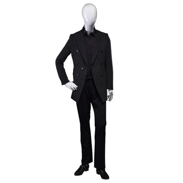Abstract Full Body Male Dummy White
