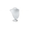 MB5012WH Medium White Leatherette Bust