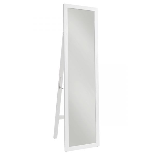 Mirror on White Easel Stand
