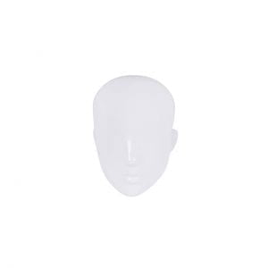 Semi-Abstract Plastic Female Head
