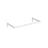 Rectangular Hangrail For Retail Display - 600mm White