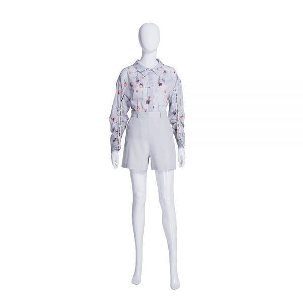 Egghead Abstract Female Plastic Mannequin White