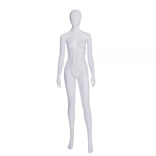 Abstract White Female Plastic Mannequin