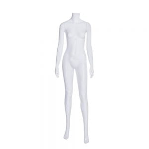 Patsy Pose 1 Plastic Female Mannequin – Gloss White