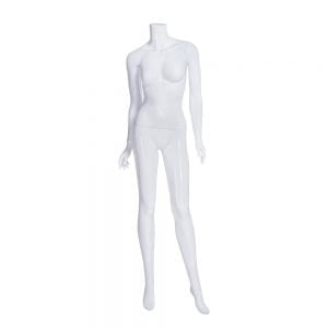 Patsy Pose 3 Plastic Female Mannequin – Gloss White