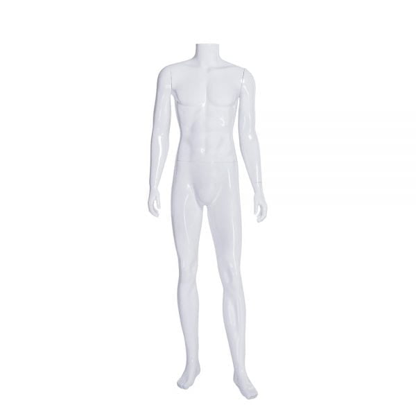 Fashion Male Plastic Mannequins White