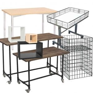 Display Tables, Display Cubes & Dump Bins