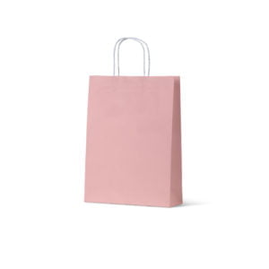 Small Dusty Pink Paper Carry Bags