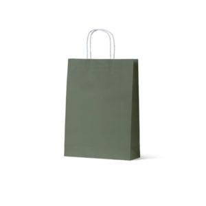 Small Earth Green Paper Carry Bags