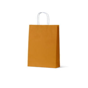 Small Mustard Paper Carry Bags