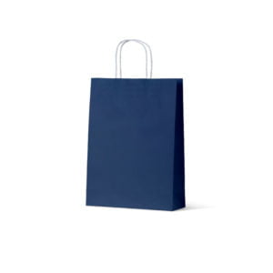 Small Navy Paper Carry Bags