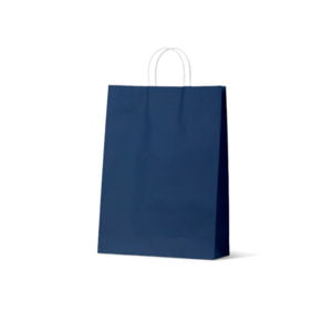 Midi Navy Paper Carry Bags