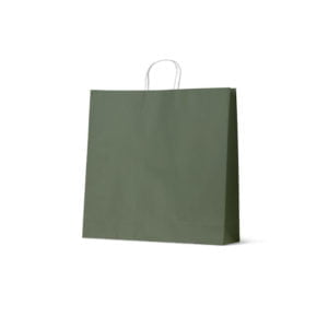 Extra Large Earth Green Paper Carry Bags