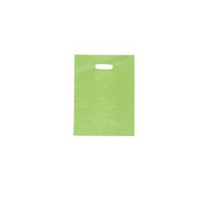 Small Loud Lime Plastic Carry Bag