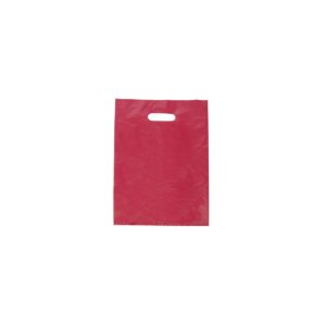 Small Radiant Red Plastic Carry Bag