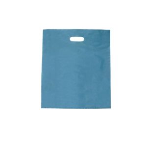 Large Beach Blue Plastic Carry Bag