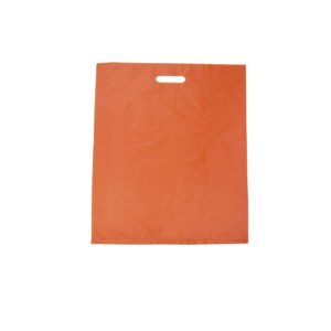 Large Citrus Orange Plastic Carry Bag