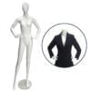 Fashion Female Plastic dummy Plastic white mannequin both hands on hips