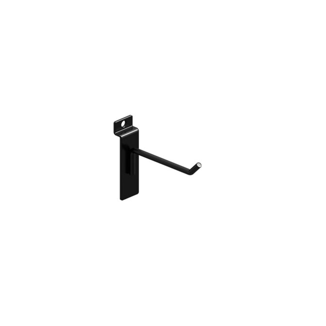 100mm Black Slatwall Hook