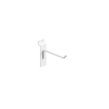 100mm White Slatwall Hook
