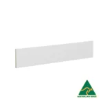 1200mm White UniSlot Short Back Panel (Side Mount)