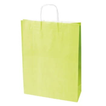 Midi Loud Lime Paper Carry Bags
