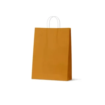 Midi Mustard Paper Carry Bags