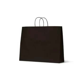 Boutique Black Paper Carry Bag
