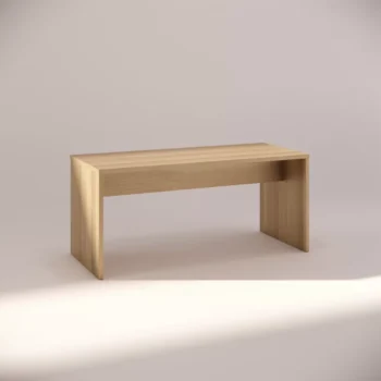 Small Native Oak Nested Timber Display Table