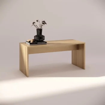 Small Native Oak Nested Timber Display Table