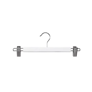 330mm White Timber Adult Clip Hangers