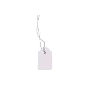 18x29mm White String Tags