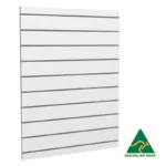 900mm White UniSlot Slatwall Back Panel (Side Mount)