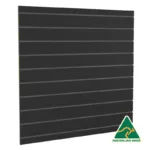 1200mm Black UniSlot Slatwall Back Panel (Side Mount)